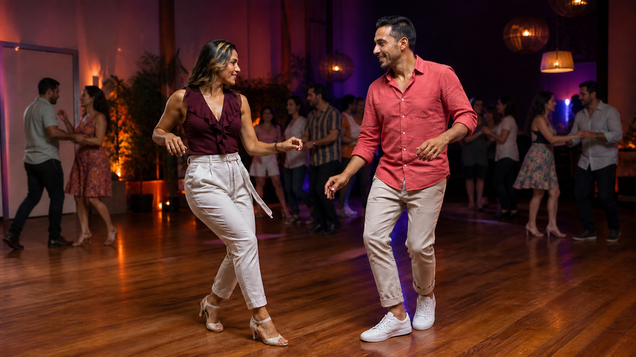 Cumbia dancing