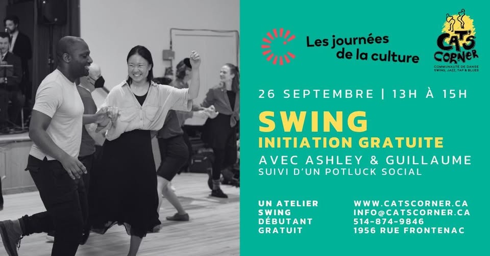 Atelier Swing : Initiation gratuite pour les Journées de la culture