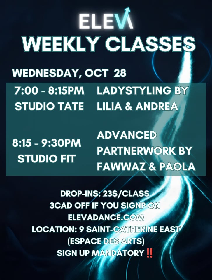 Bachata Wednesday: Lady Styling & Advanced Bachata Partnerwork