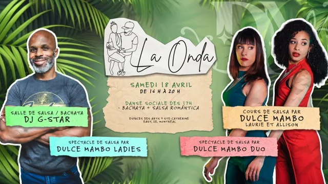 La Onda x Dulce Mambo - 18 avril ✨💚