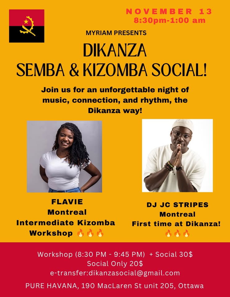 DIKANZA — Kizomba and Semba with Flavie & DJ JC Stripes