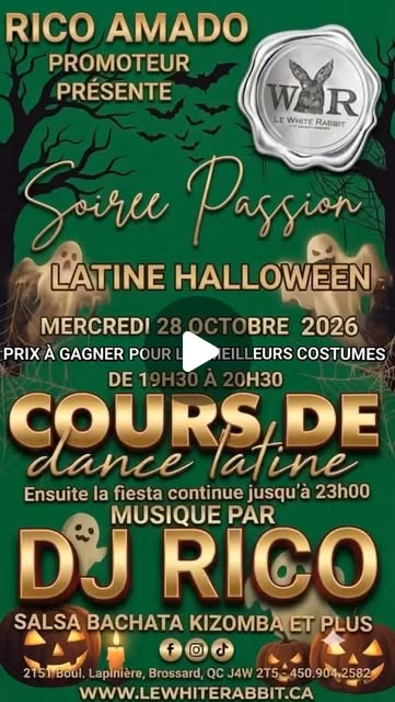 Soirée Passion Latine Halloween
