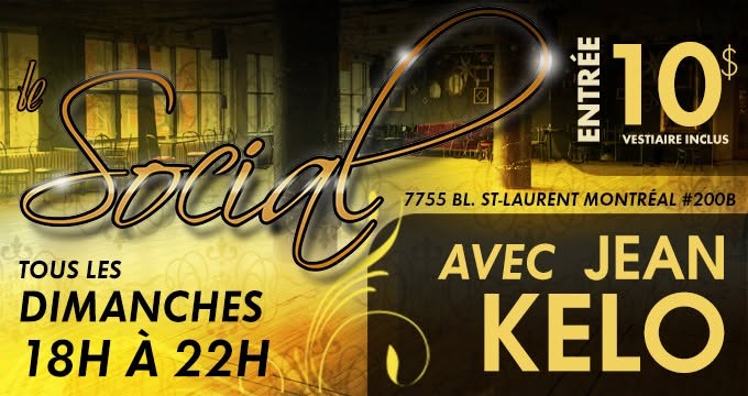 Le Social 21 juin 2026 avec DJ Jean KELO