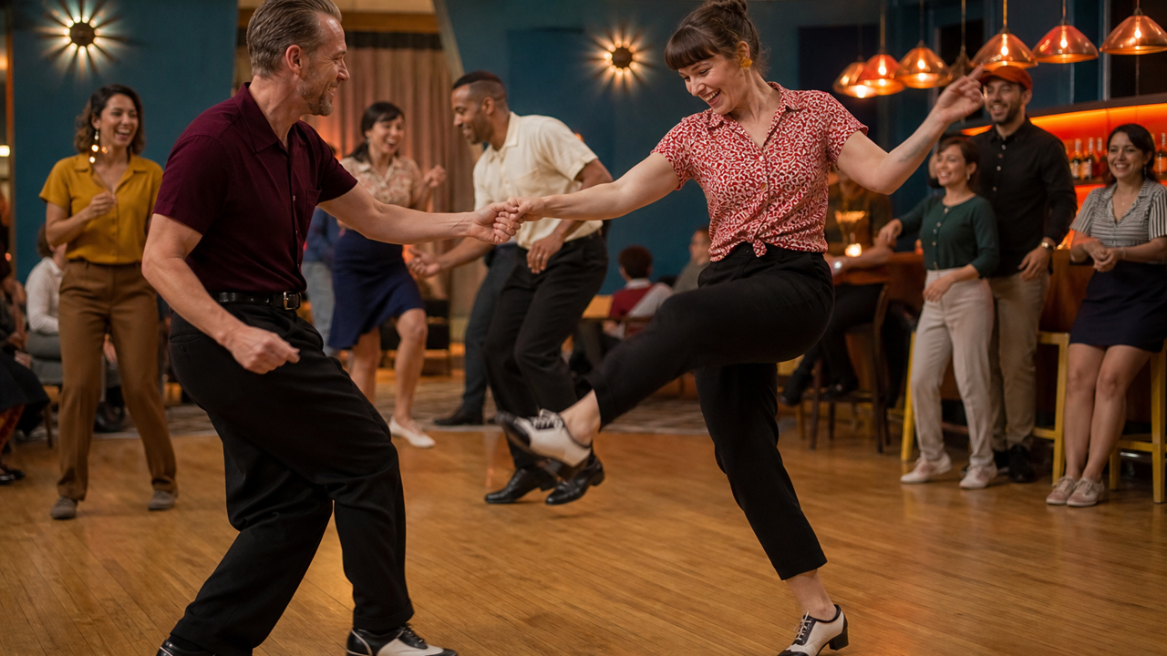 Jive in Montreal dancing