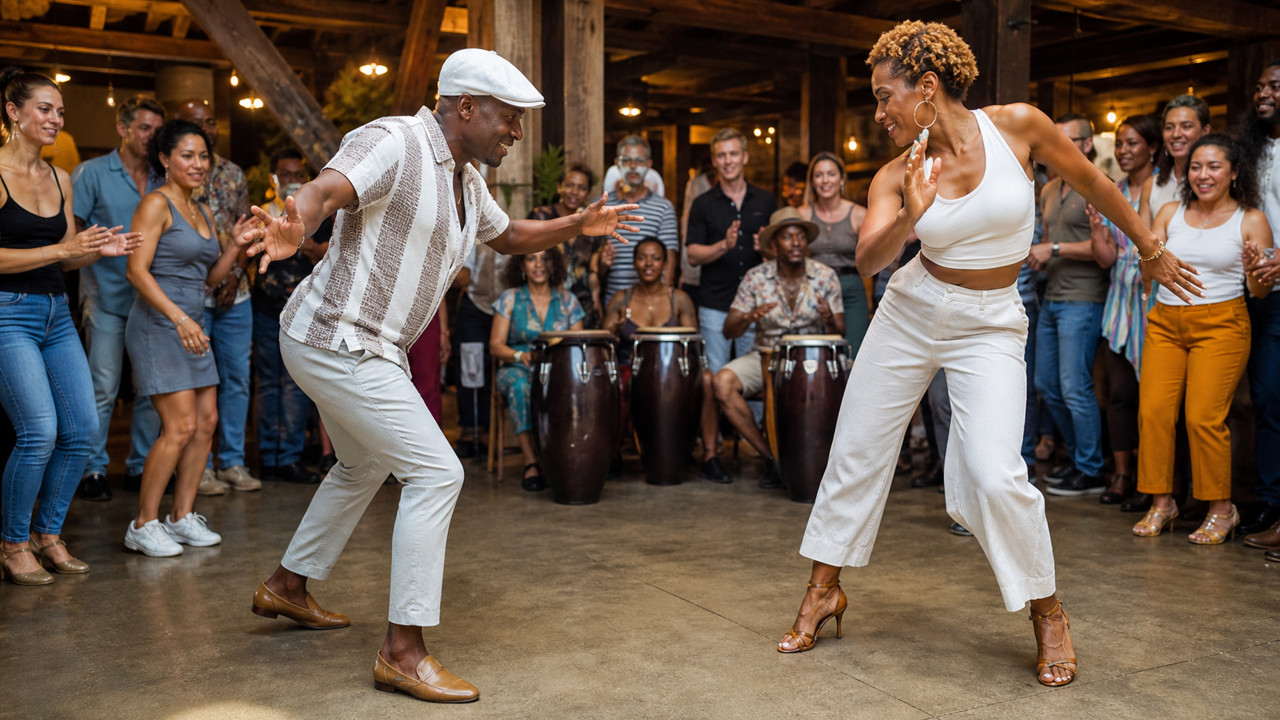 Rumba dancing