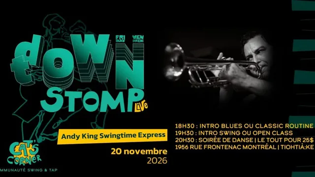 Downtown Stomp - musique live avec Andy King