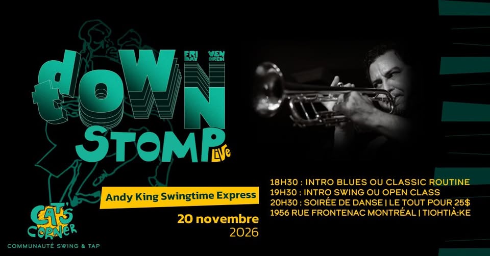 Downtown Stomp - musique live avec Andy King