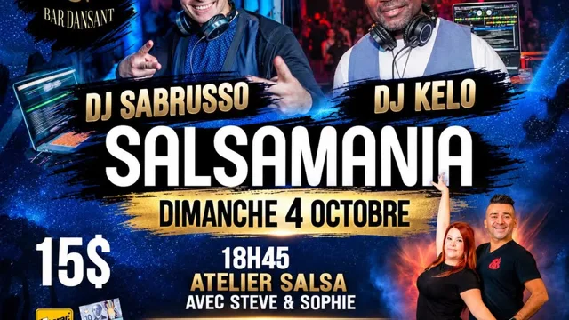 SalsaMania Latin Dance Night - Laval - Sunday, October 4