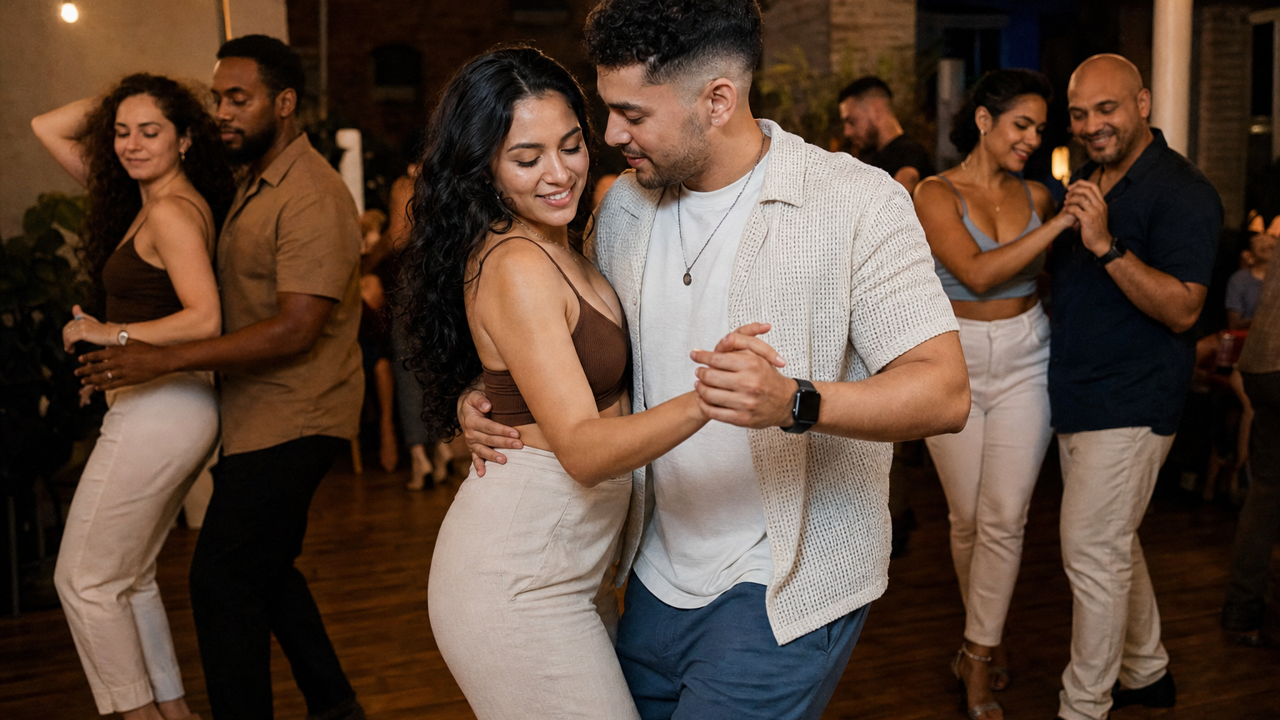 Bachata in the Montreal Area dancing
