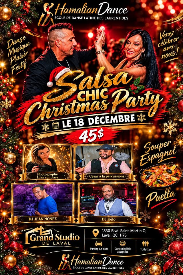 Salsa Christmas Party with Hamaliandance