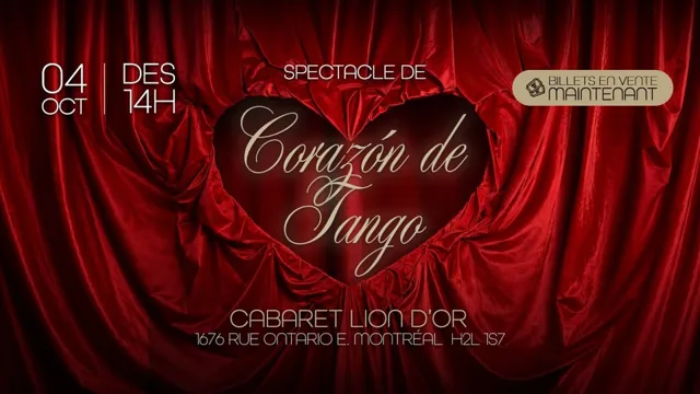 Spectacle de Corazón de Tango