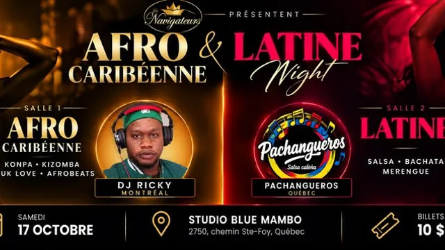 Noche Afrocaribeña y Latina — Edición especial Évasion Social