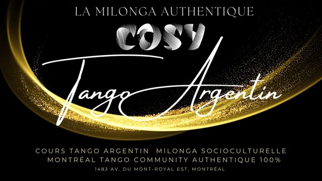 Authentic Friday Milonga at Cosy