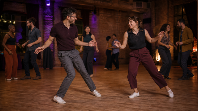 Swing dancing
