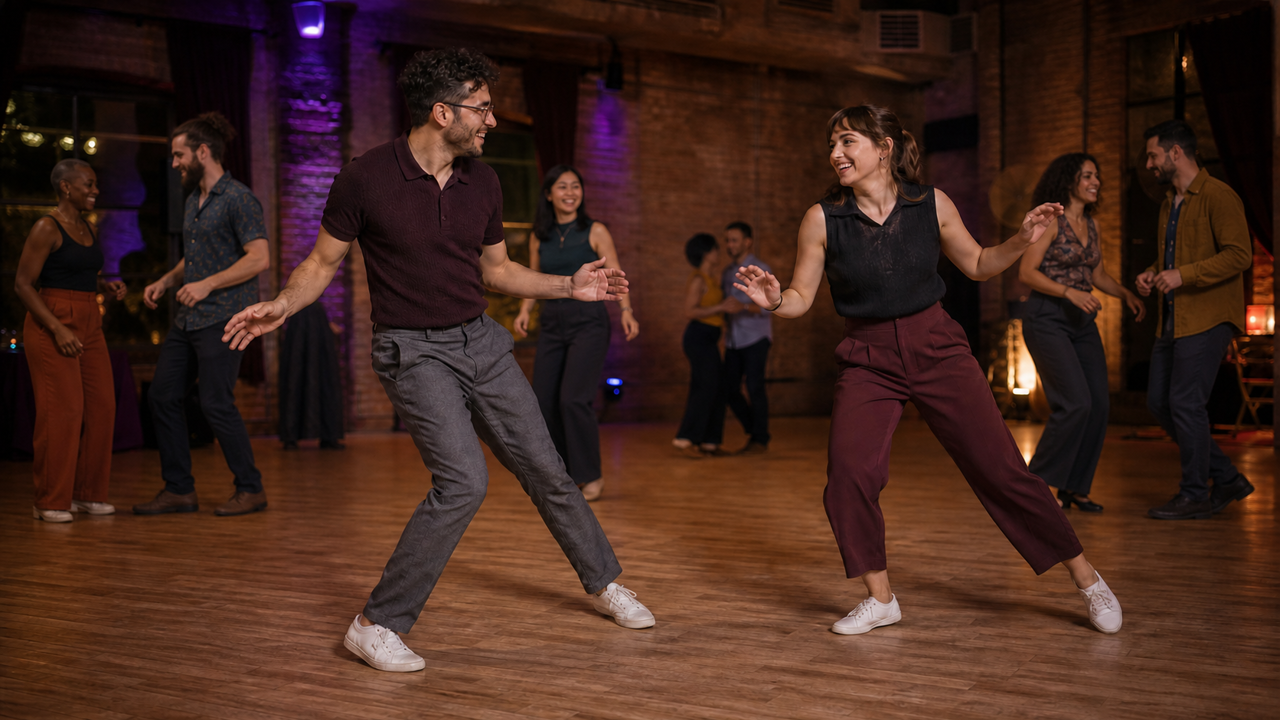 Swing dancing