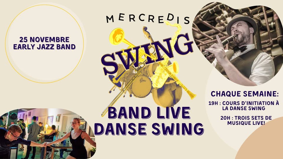 Early Jazz Band Live at Café La ligne Verte — Mercredis Swing