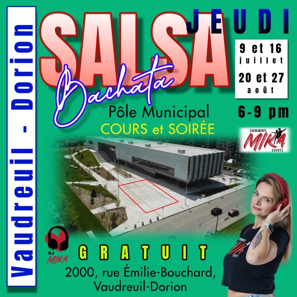 Salsa & Bachata Thursdays in Vaudreuil-Dorion with DJ Mika