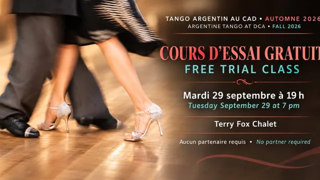 Clase de prueba gratuita en el Centre des arts de Dollard