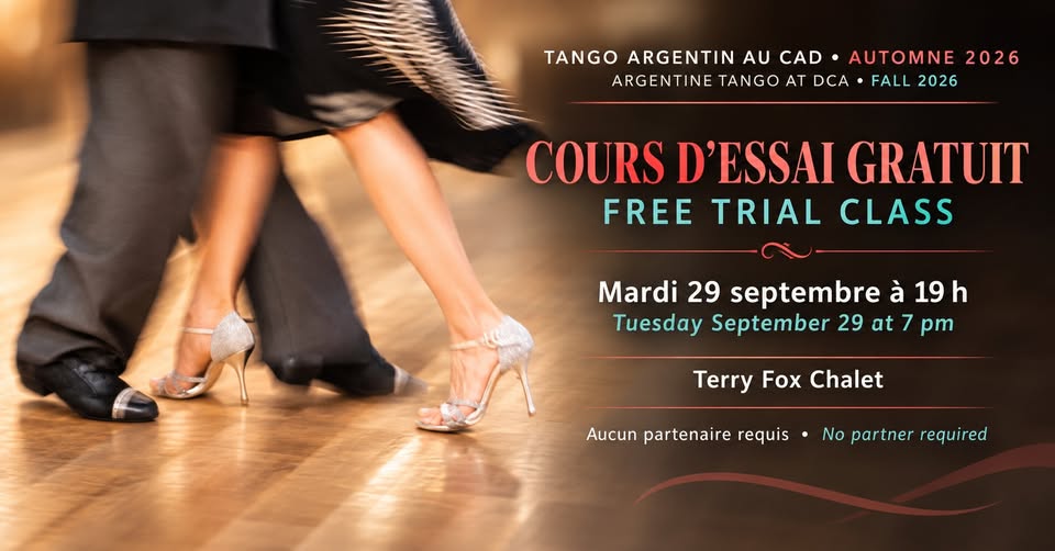 Free Trial Class at the Centre des arts de Dollard