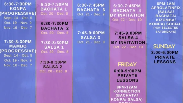 Sessions de Bachata, Mambo, Salsa et Konpa : Sept–Déc 2026 au Studio X Ottawa