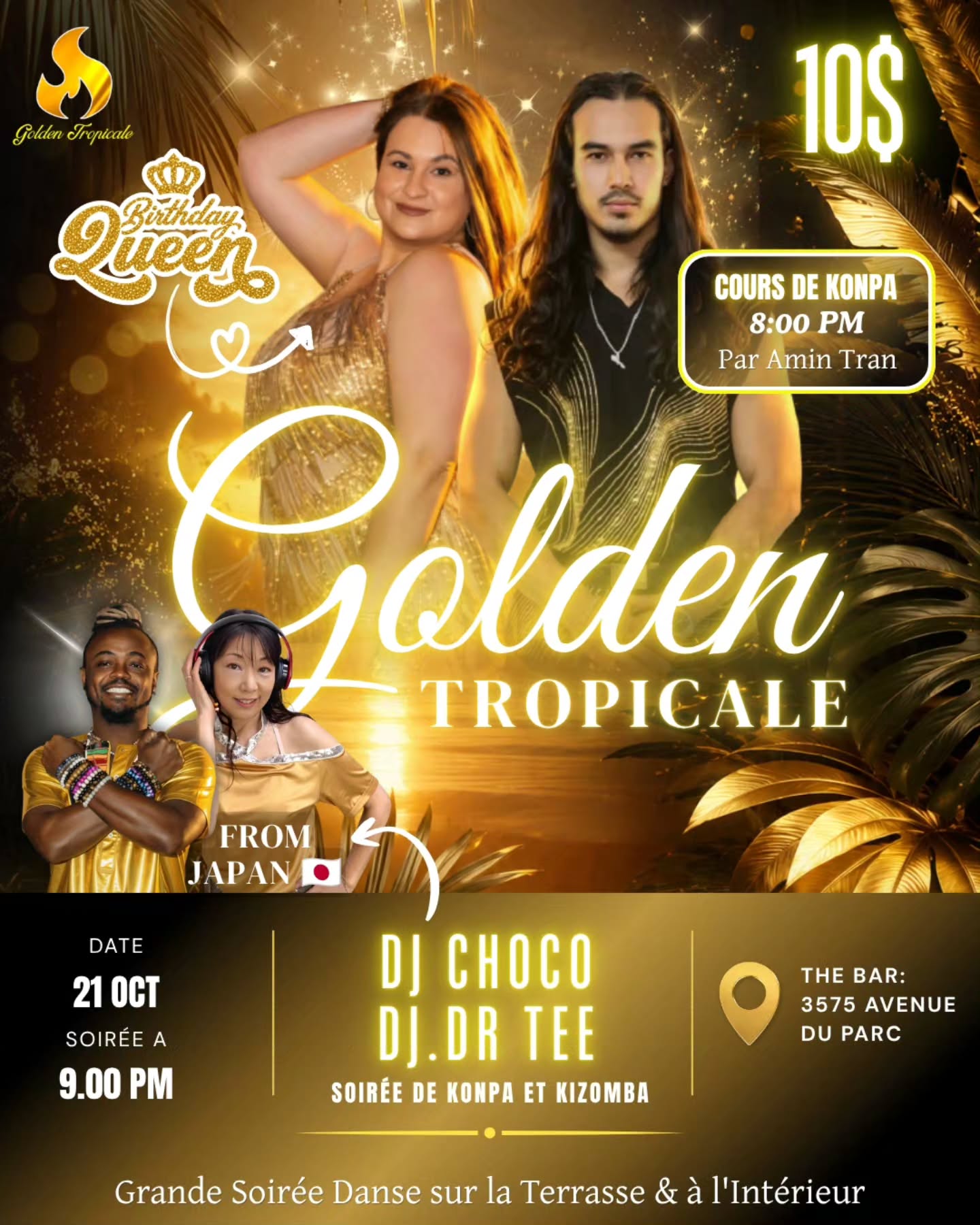 Golden Tropicale – Wednesday, 21 October