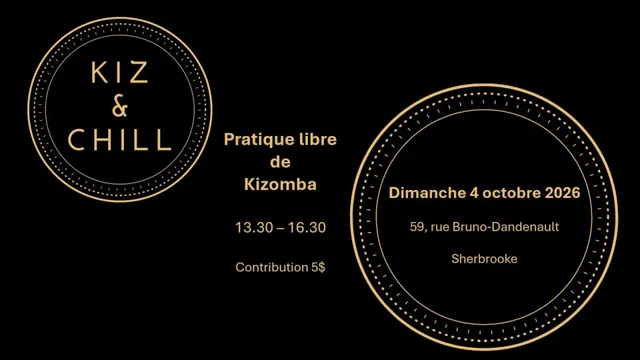 Kiz & Chill – Kizomba Free Practice in Sherbrooke