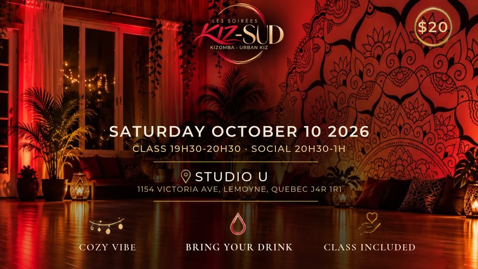 Les Soirées Kiz-Sud: Fall into Kiz - October 10, 2026
