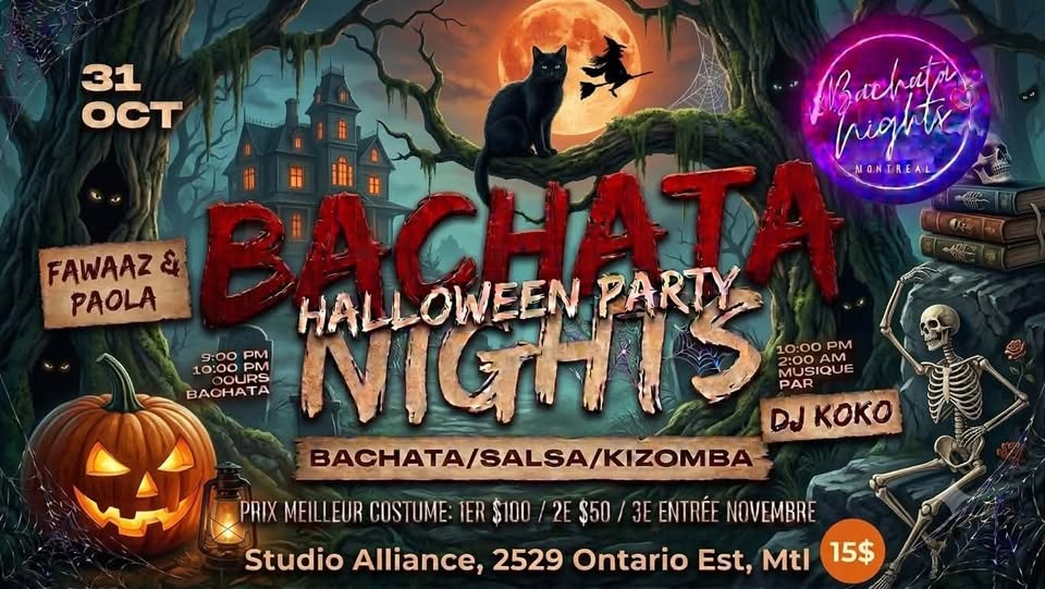 Bachataween 👻 31 octobre 🎃