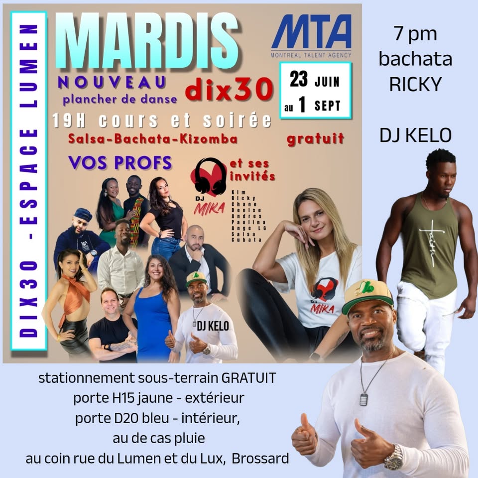 MARDIS au DIX30 ❤️ DJ Mika et ses invités