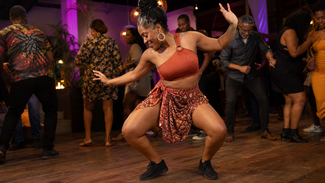 Soca dancing