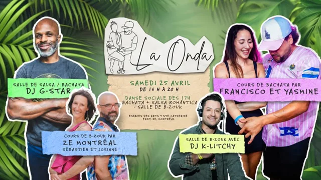 La Onda - 25 avril (Bachata + B-Zouk) ✨💚