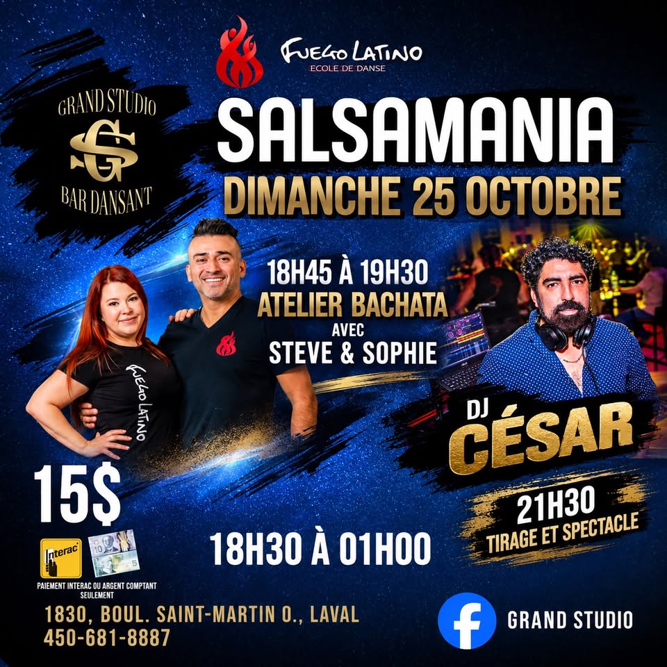 Salsa Mania — Danse latine à Laval