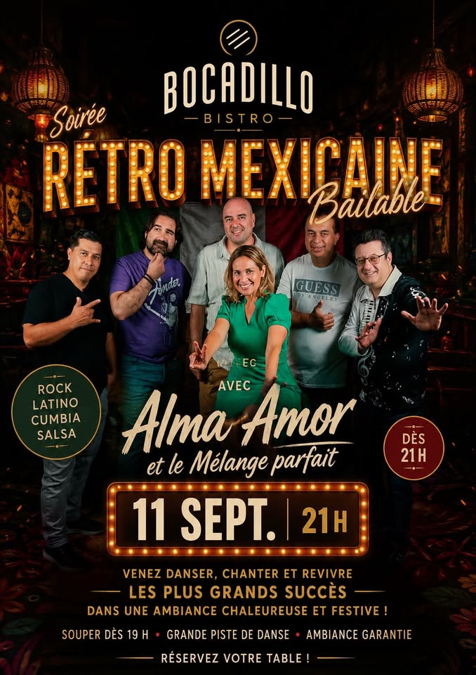Soirée Rétro Mexicaine | Rock • Cumbia • Salsa
