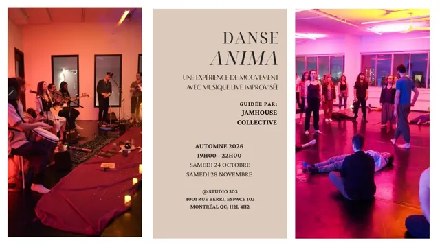 Danse ANIMA: una experiencia de movimiento con música en vivo improvisada