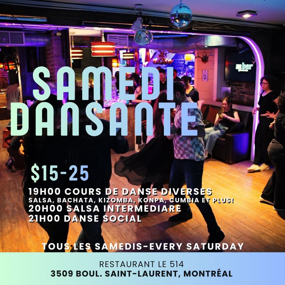 Samedi Dansante - Saturday Dance Night