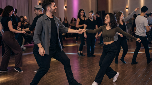 West Coast Swing dancing
