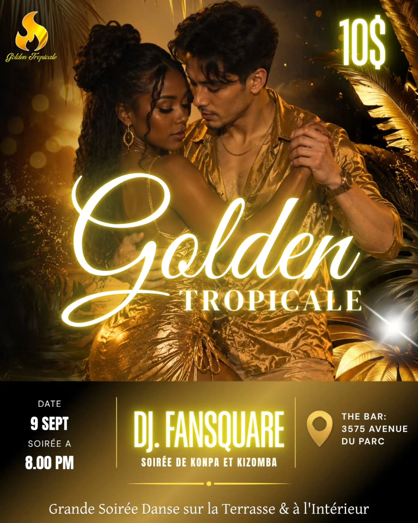 Golden Tropicale — Mercredi 9 septembre