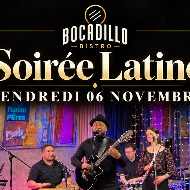 Latin evening — Adrián and band at Bocadillo Bistro