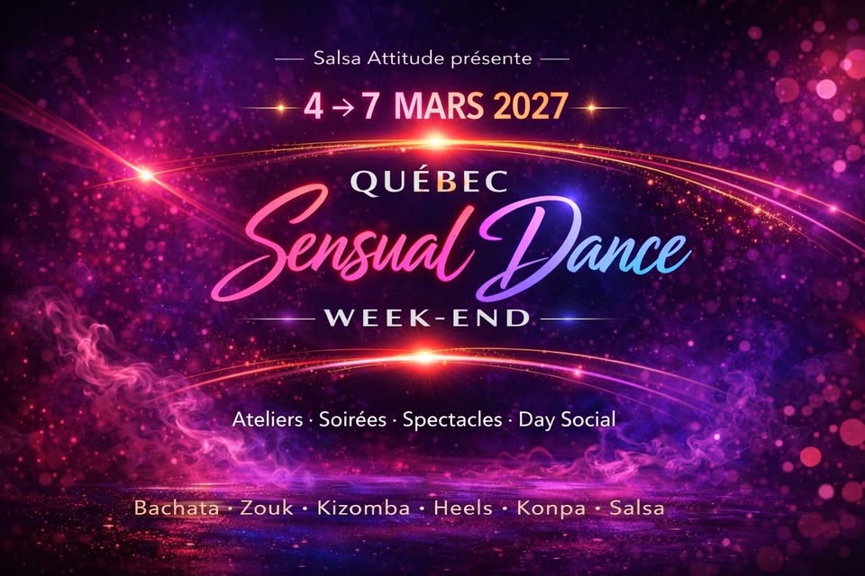 Québec Sensual Dance Week-end - 9e Édition | 2027