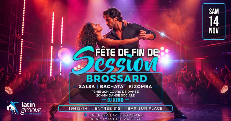 Saturday Latin Groove Brossard with DJ Kimo