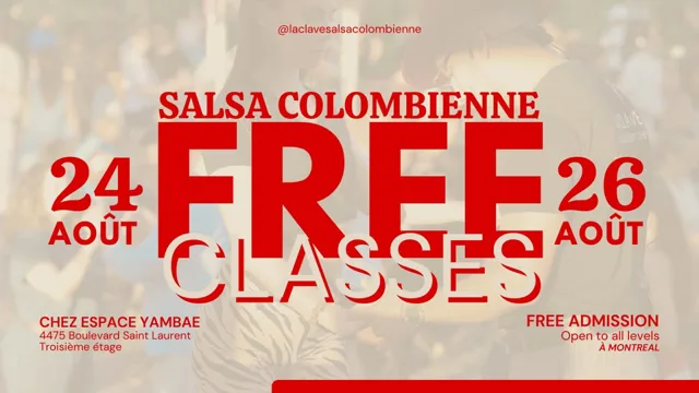 PORTES OUVERTES / La Clave - Salsa Colombienne