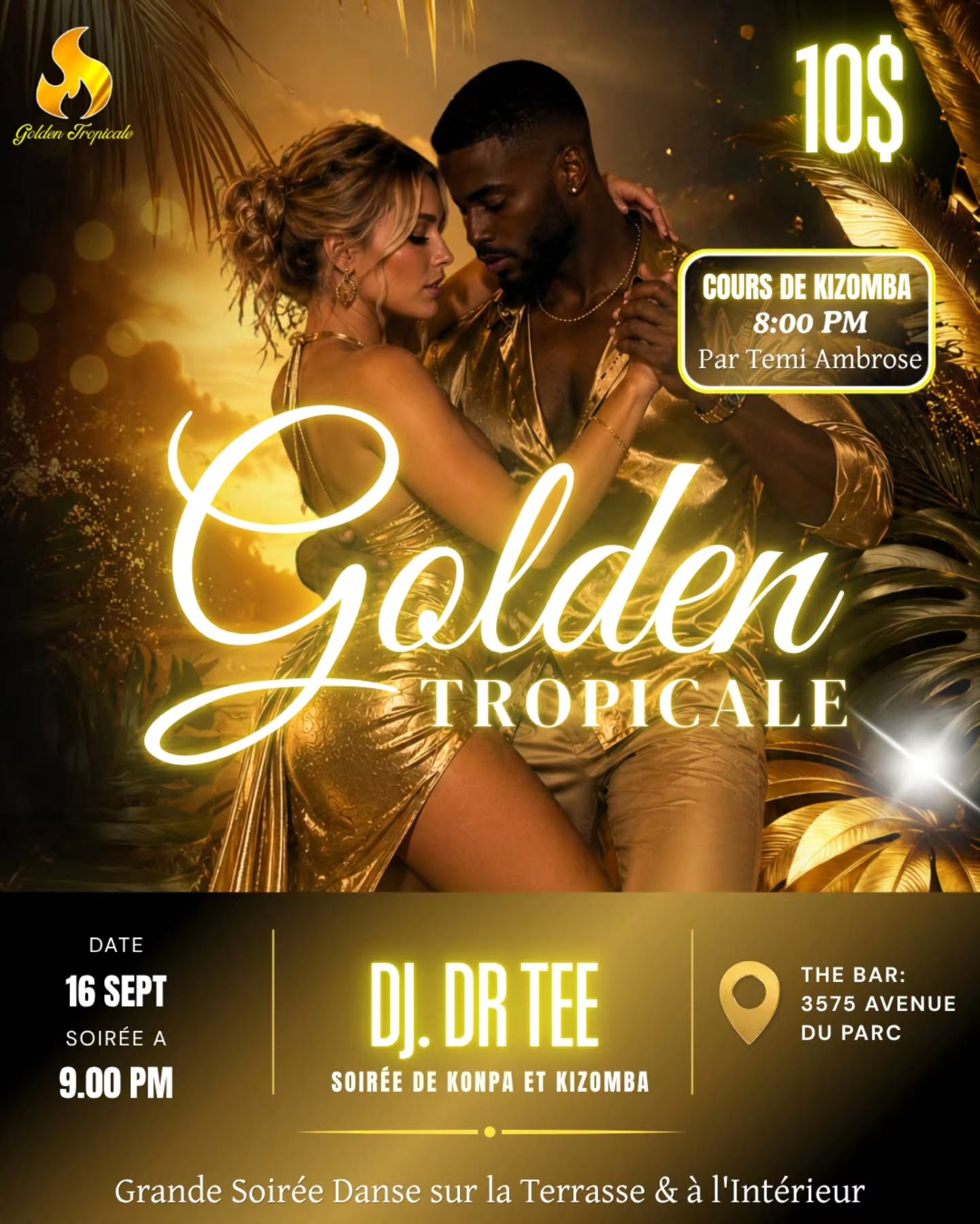 Golden Tropicale — Miércoles 16 de septiembre