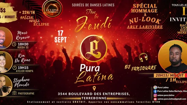 Pura Latina & Éclipse: Nu-Look Tribute - Sept 17