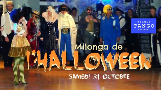 Milonga du samedi 31 octobre – Soirée Halloween 🎃