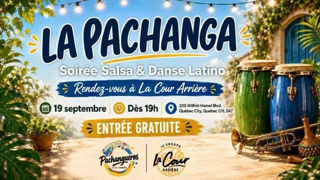 LA PACHANGA: Noche de salsa y baile latino en La Cour Arrière