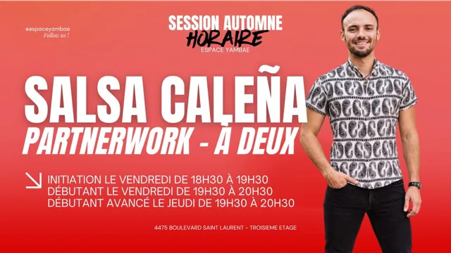 Talleres de salsa colombiana (Caleña) – Trabajo en pareja con Luis