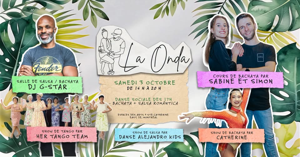 La Onda Social — samedi 3 octobre (Bachata)