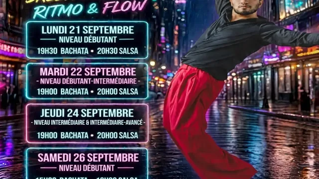 Open House de Ritmo & Flow: clases gratuitas de salsa y bachata toda la semana en Montreal