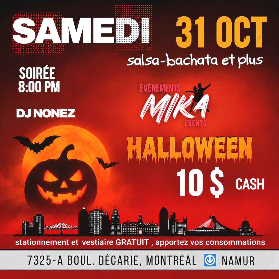 Saturday at Studio Décarie ❤️ Halloween