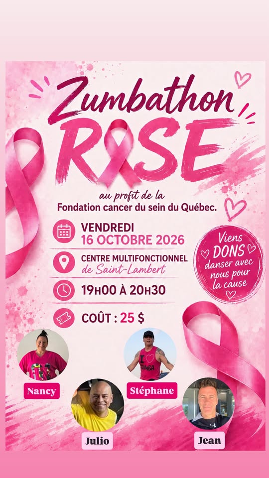 Zumbathon ROSE 🎀 – 4e édition